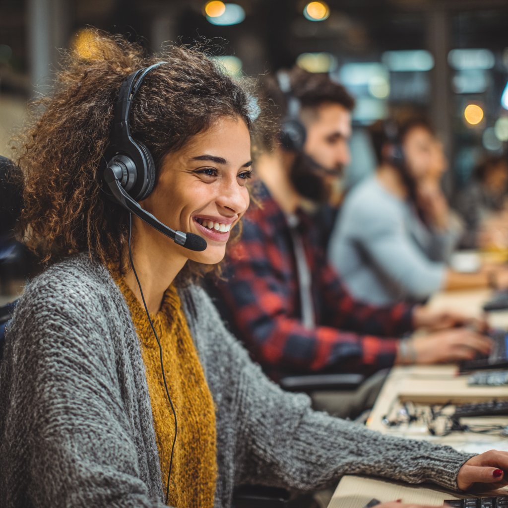 A STATLINX Patient Care Specialist on a call